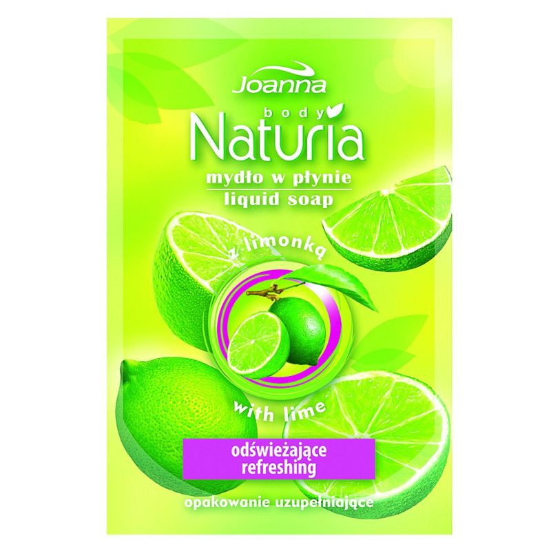 Joanna Naturia Body Mydło w płynie Limonka zapas  300ml