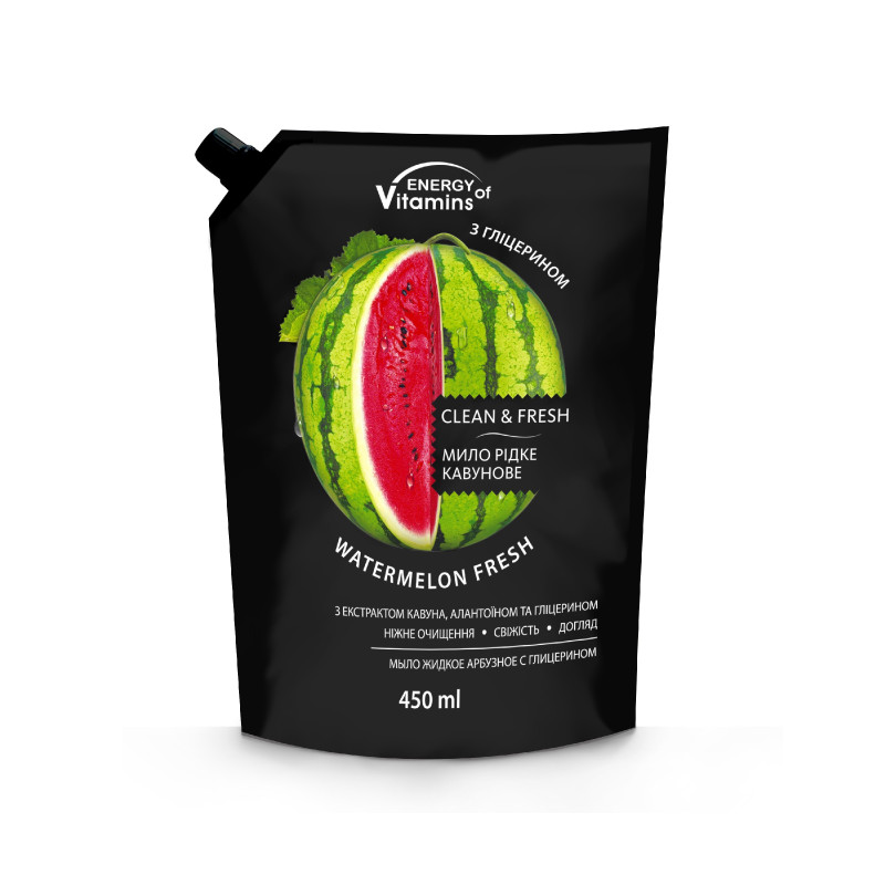 ENERGY OF VITAMINS Mydło w płynie Watermelon Fresh 450ml - uzupełnienie