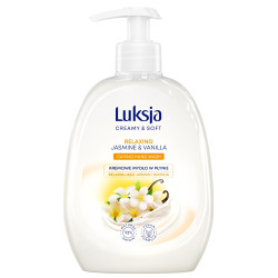 Luksja Creamy & Soft Relaksujące Kremowe Mydło w płynie Jaśmin i Wanilia 500ml