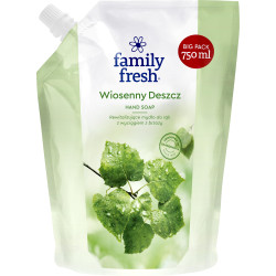 Family Fresh Rewitalizujące Mydło do rąk Wiosenny Deszcz 750ml - zapas