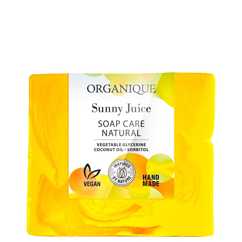 ORGANIQUE Mydło naturalnie pielęgnujące Sunny Juice 100g ORGANIQUE Mydło naturalnie pielęgnujące Sunny Juice 100g
