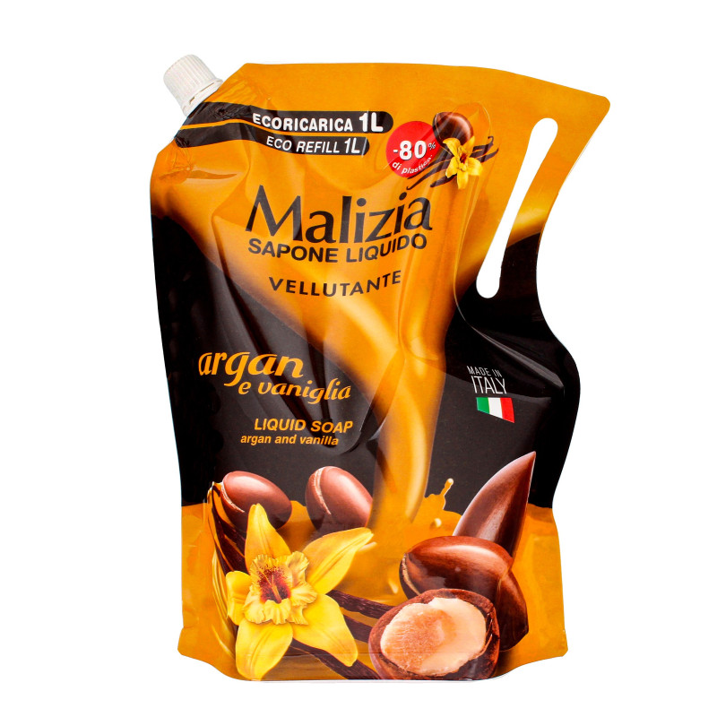 MALIZIA MYDLO REFILL 1L ARGAN&VANILIA