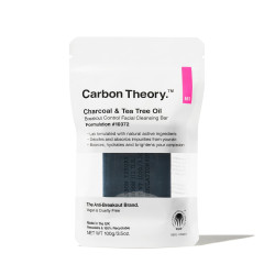 CARBON THEORY Charcoal & Tea Tree Oil Oczyszczające Mydło do twarzy Facial Cleasing