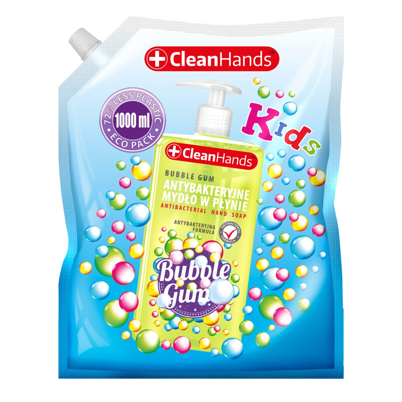 Clean Hands Mydło d/rąk Guma Bal. Dzieci Zapas Clean Hands Mydło d/rąk Guma Bal. Dzieci Zapas
