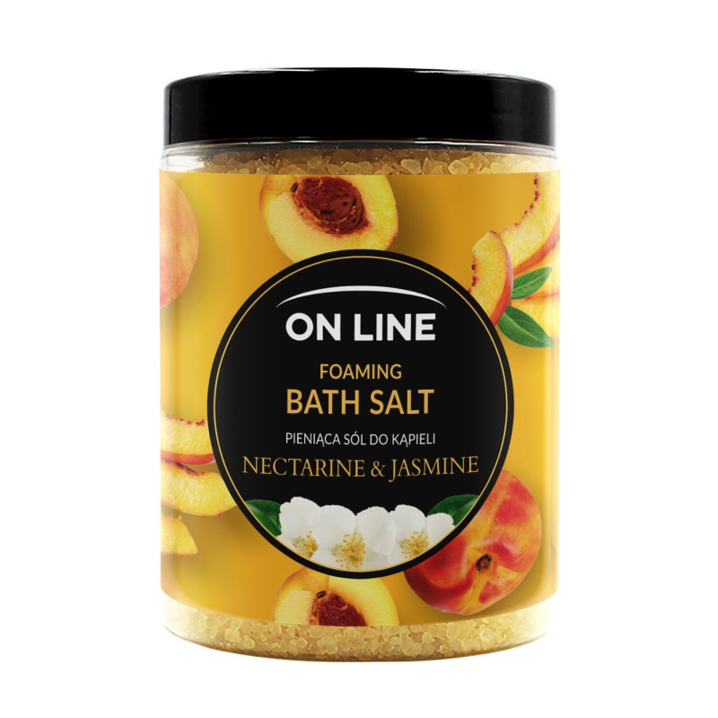 On Line Pieniąca Sól do kąpieli Nectarine & Jasmine 1200g