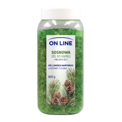 ON LINE Sól do kąpieli - Sosnowa 800g