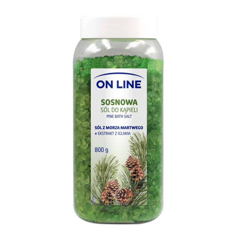 ON LINE Sól do kąpieli - Sosnowa 800g