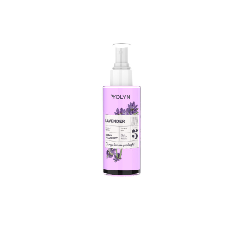 YOLYN Mgiełka do ciała i pościeli Lavender (Lawenda) 200 ml