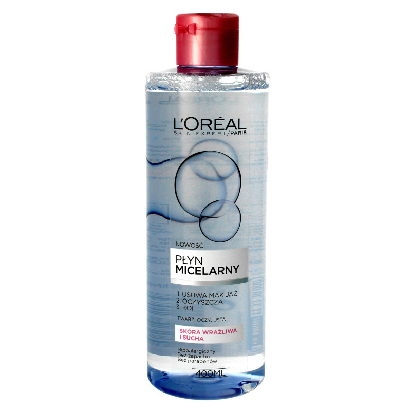 Loreal Skin Expert Płyn micelarny - cera sucha i wrażliwa  400ml