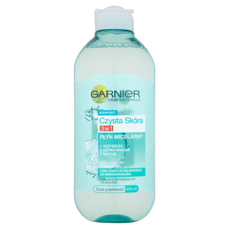 Garnier Czysta Skóra Płyn micelarny 3w1  400ml