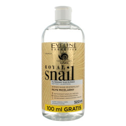 Eveline Royal Snail Płyn micelarny intensywnie regenerujący 3w1  500ml