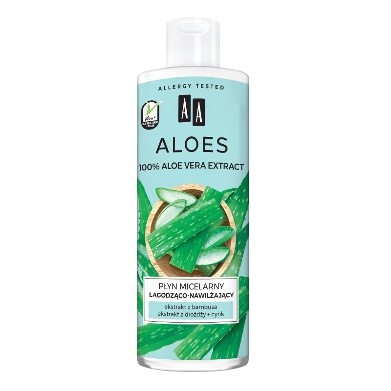 AA ALOES Płyn micelarny nawilżający 400ml