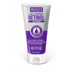 BEAUTY FORMULAS Retinol Anti-Ageing Żel oczyszczający do twarzy z retinolem