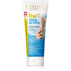 Eveline Hand & Nail Therapy Total Action 8w1 Krem-maska do rąk i paznokci  75ml