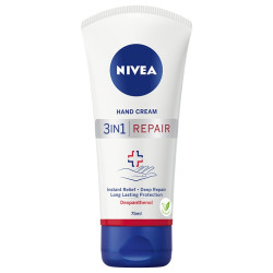 Nivea Hand Cream Krem do rąk odbudowujący 3w1 Repair 75ml