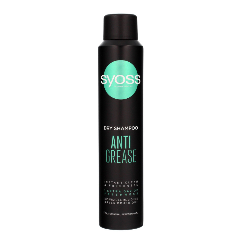 Schwarzkopf Syoss Anti-Greasse Szampon suchy do włosów przetłuszczających się 200ml