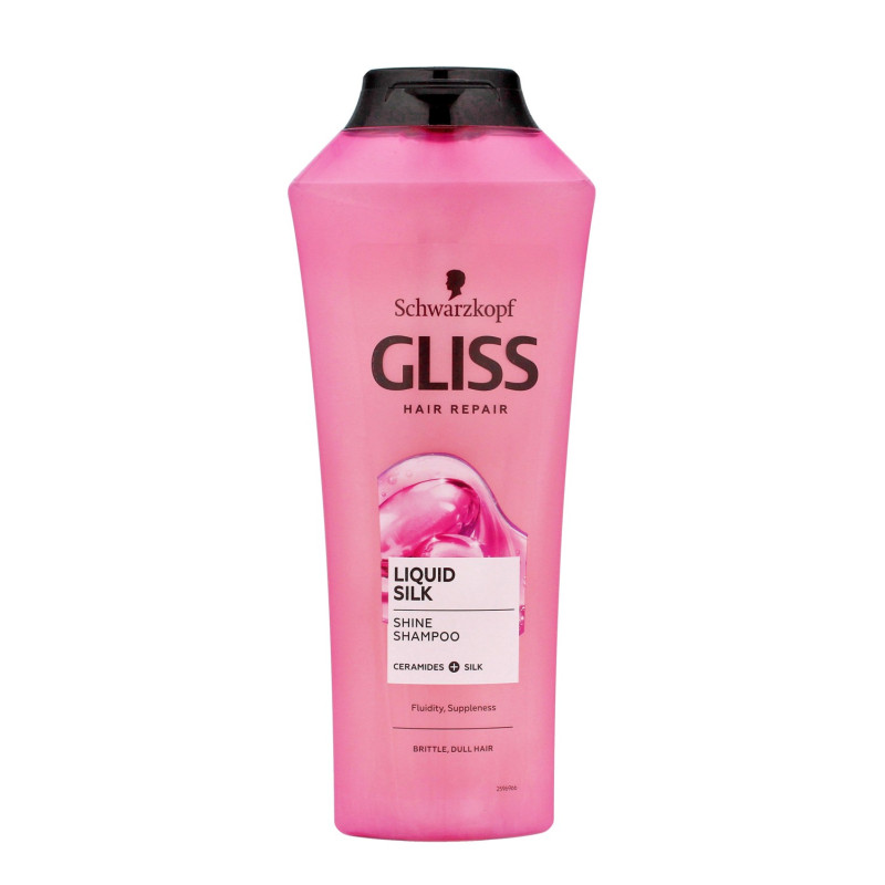 Schwarzkopf Gliss Kur Liquid Silk Szampon do włosów matowych  400ml