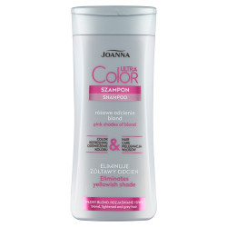 Joanna Ultra Color System Szampon różowy do włosów blond , rozjaśnionych i siwych  200ml