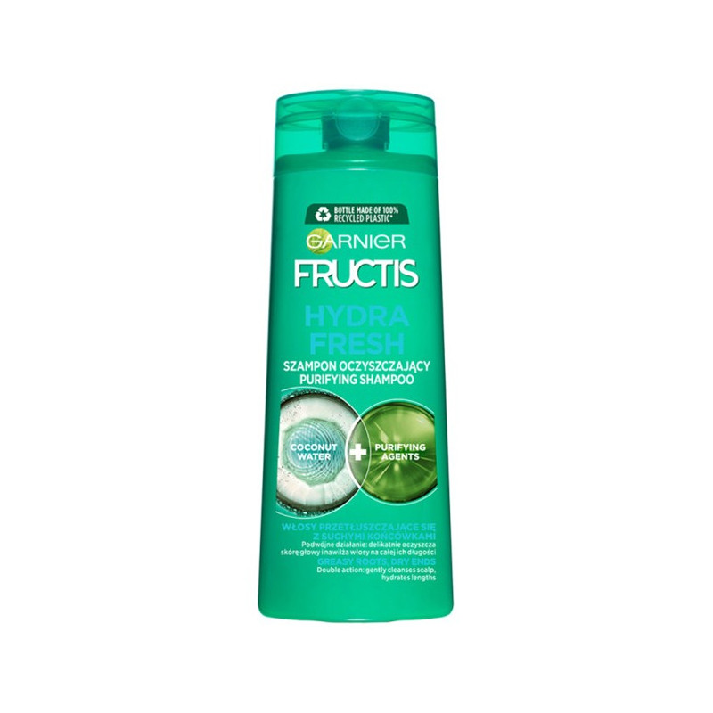 Fructis Hydra Fresh Szampon do włosów przetłuszczających się z suchymi końcówkami  400ml