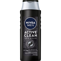 NIVEA Men Szampon do włosów ACTIVE CLEAN oczyszczający  400ml