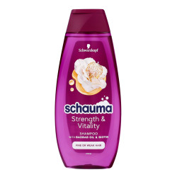 Schwarzkopf Schauma Szampon do włosów Strength & Vitality - włosy cienkie i łamliwe   400ml