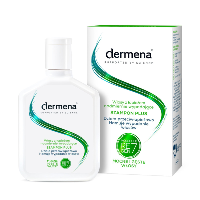 Dermena Hair Care Plus Szampon przeciwłupieżowy hamujący wypadanie włosów  200ml