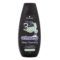 H SCHAUMA SZAMP Charcoal 400ml MEN TOP