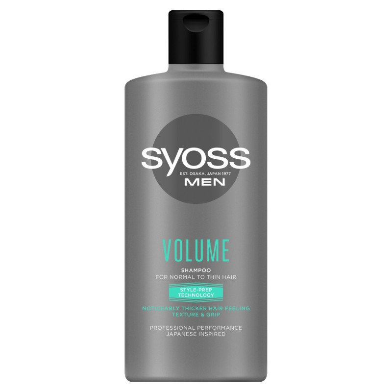 H SYOSS MEN VOLUME szampon 440ml&