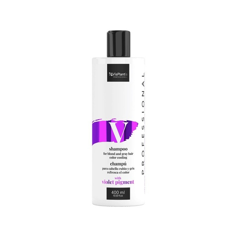 Vis Plantis Professional Szampon do włosów blond i siwych ochładzający kolor - Color Pigment 400ml