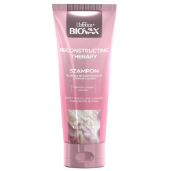 L'BIOTICA Biovax Glamour Szampon Reconstructing Therapy - do włosów zniszczonych,łamliwych i pozbawionych blasku 200ml