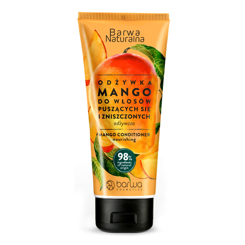 BARWA COSMETICS Barwa Naturalna Odżywka do włosów puszących się i zniszczonych Mango - odżywcza 200ml