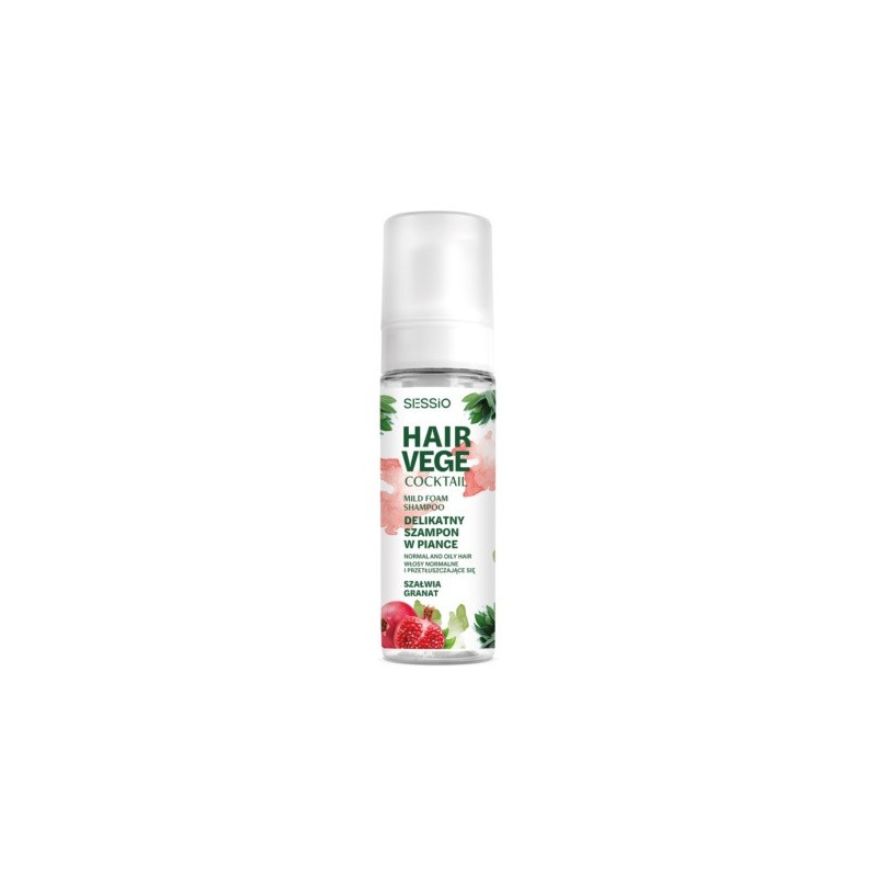 CHANTAL Sessio Hair Vege Szampon w piance - Szałwia i Granat 175g CHANTAL Sessio Hair Vege Szampon w piance - Szałwia i Granat 175g