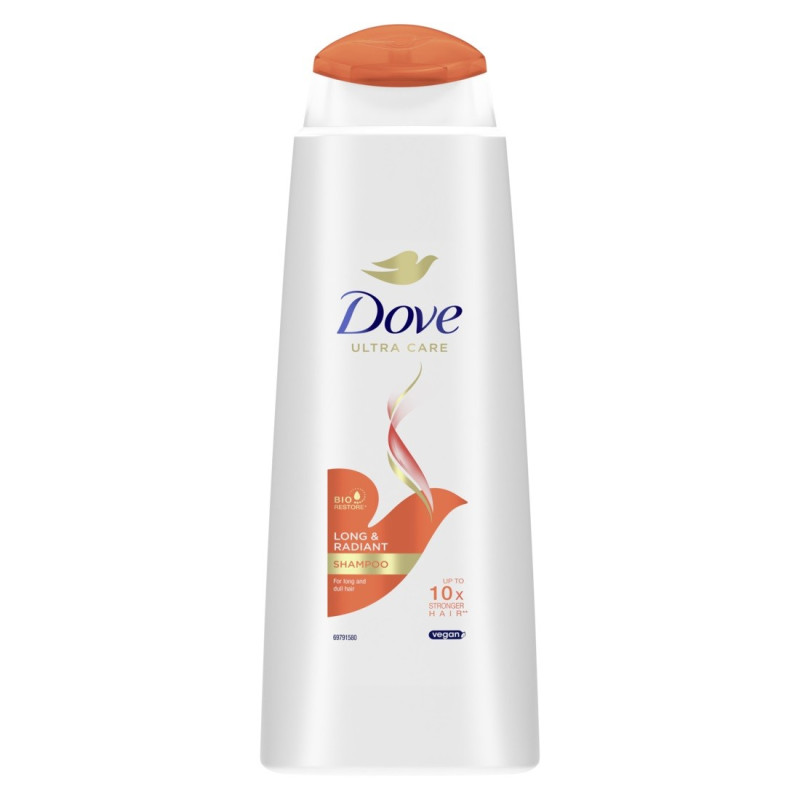 DOVE ULTRA CARE Szampon do włosów długich i matowych Long & Radiant 400ml