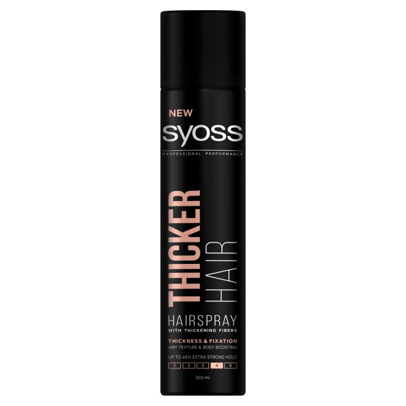 Syoss Thicker Hair Lakier do włosów pogrubiający extra strong 300ml