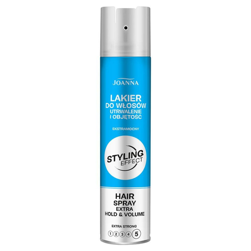 Joanna Styling Effect Lakier do włosów Utrwalenie i Objętość extra strong 250ml Joanna Styling Effect Lakier do włosów Utrwalenie i Objętość extra strong 250ml