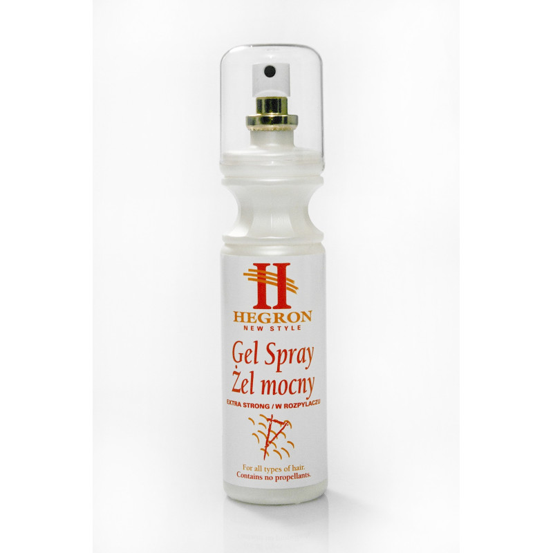 Hegron Styling Żel spray do modelowania włosów extra mocny 150ml