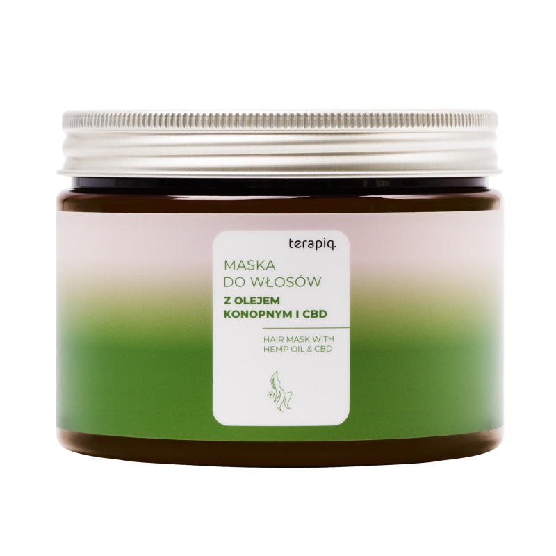 Terapiq CBD Maska do włosów z olejem konopnym i CBD 500ml Terapiq CBD Maska do włosów z olejem konopnym i CBD 500ml