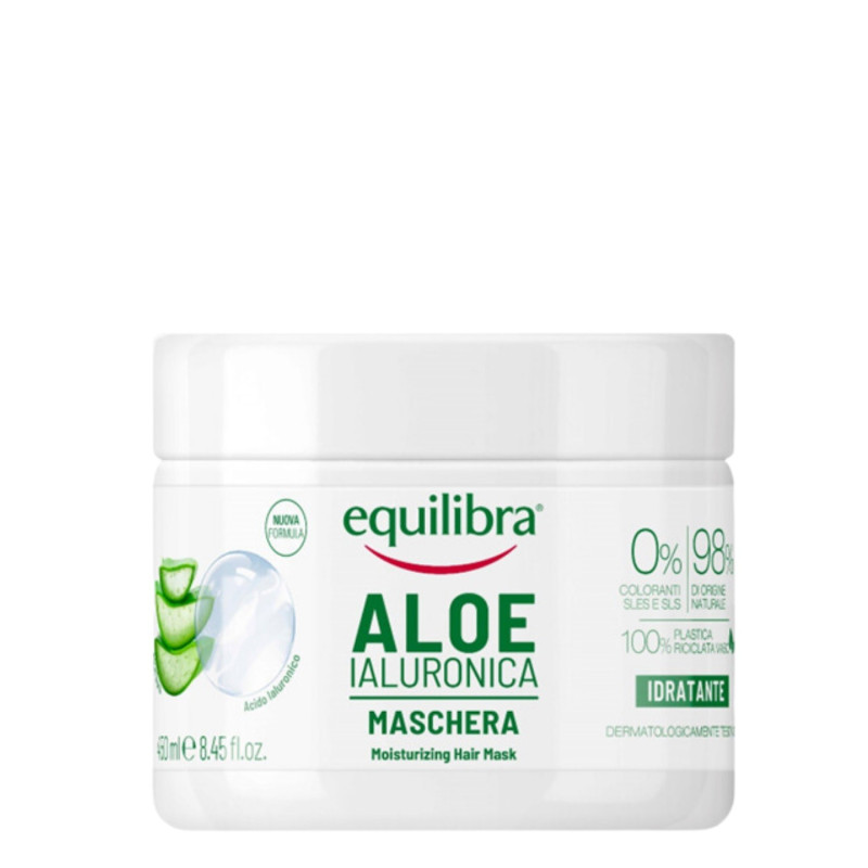 Equilibra Aloe Nawilżająca Maska do włosów z aloesem i kwasem hialuronowym 450ml Equilibra Aloe Nawilżająca Maska do włosów z aloesem i kwasem hialuronowym 450ml