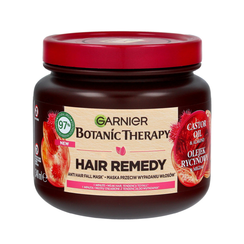 Garnier Botanic Therapy Maska przeciw wypadaniu włosów z olejkiem rycynowym 340ml