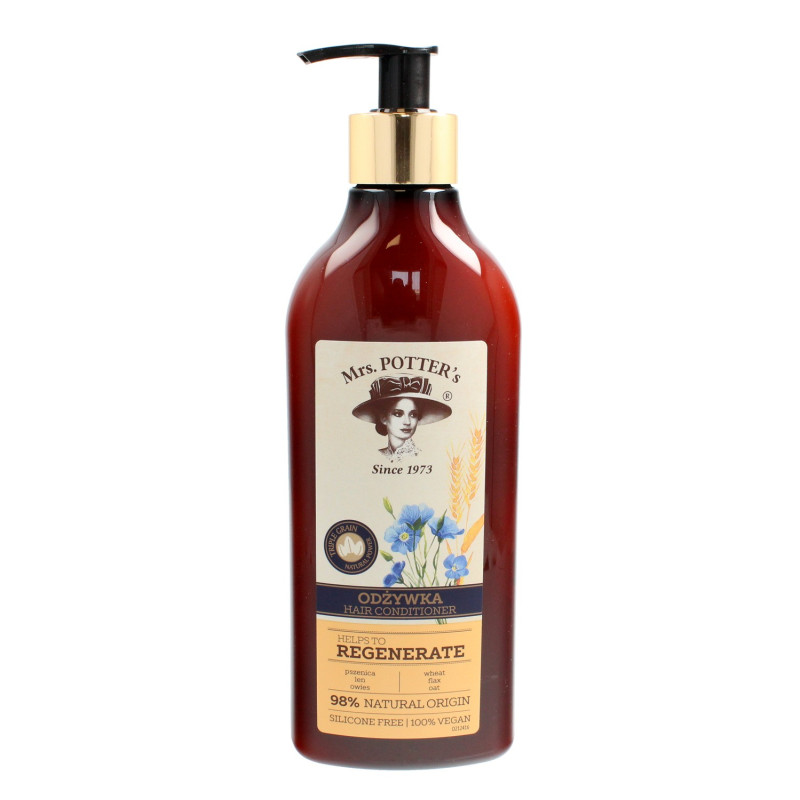 Mrs Potters Triple Grain Odżywka do włosów zniszczonych Regenerate 390ml Mrs Potters Triple Grain Odżywka do włosów zniszczonych Regenerate 390ml