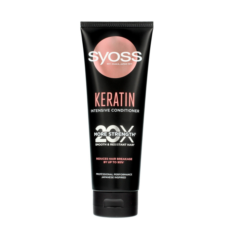 Schwarzkopf Syoss Keratin Odżywka wzmacniająca do włosów łamliwych 250ml Schwarzkopf Syoss Keratin Odżywka wzmacniająca do włosów łamliwych 250ml