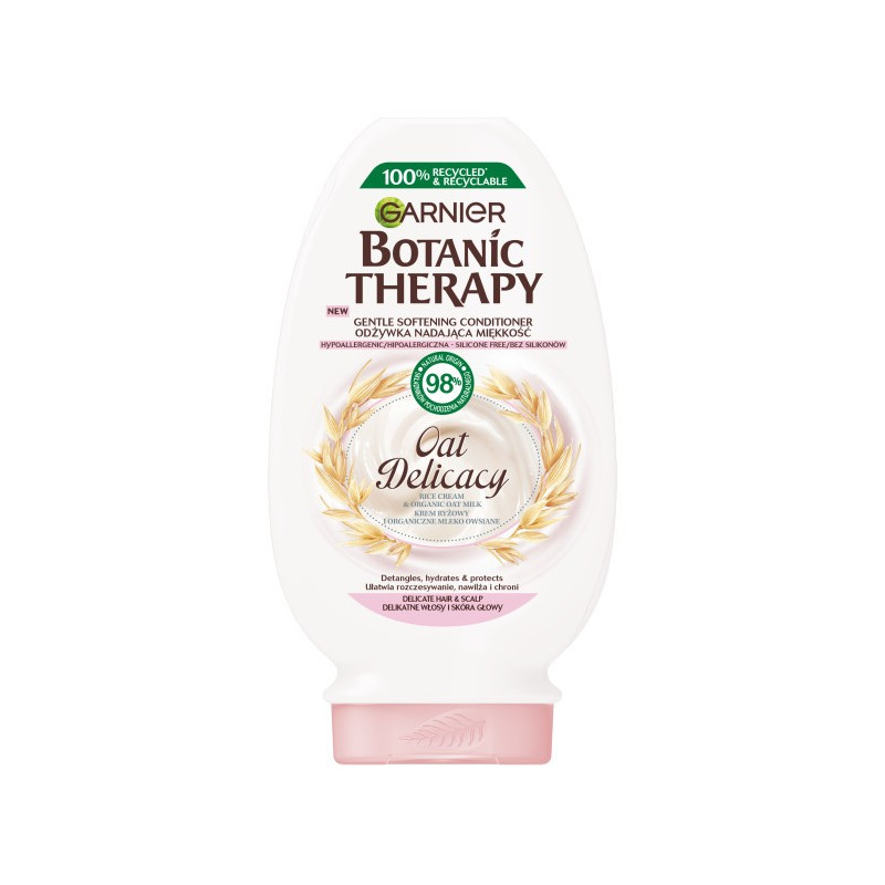 Garnier Botanic Therapy Odżywka nadająca miękkość Oat Delicacy - do delikatnych włosów i skóry głowy 200ml