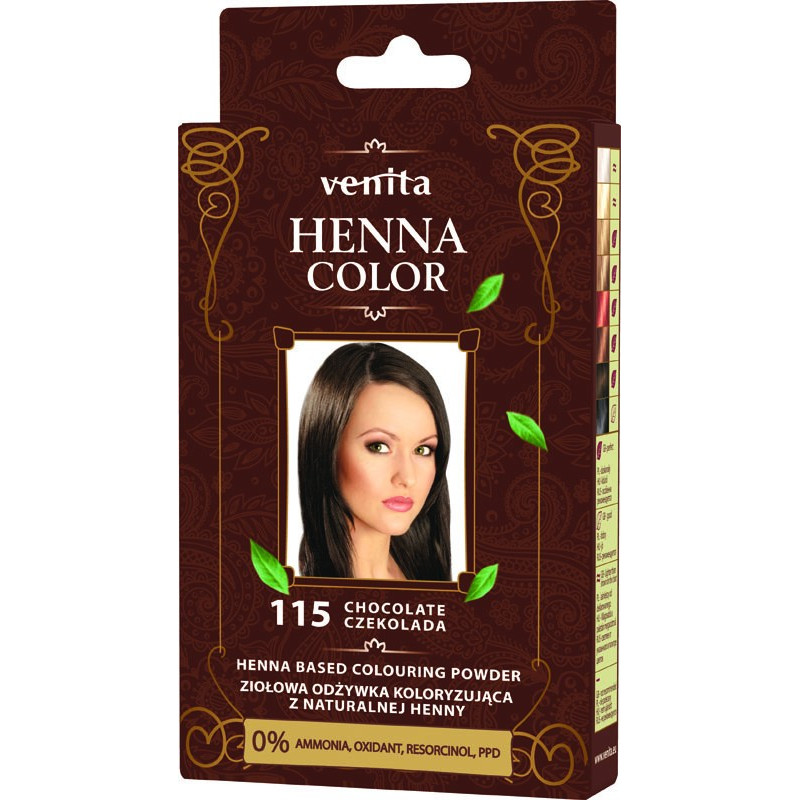 VENITA HENNA 115 CZEKOLADA SASZ 25G