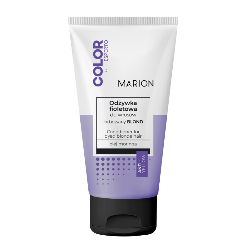 Marion Color Esperto Odżywka fioletowa do włosów - farbowany blond 150ml