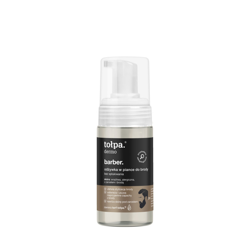 TOŁPA Dermo Barber Odżywka w piance do brody i włosów 100 ml TOŁPA Dermo Barber Odżywka w piance do brody i włosów 100 ml