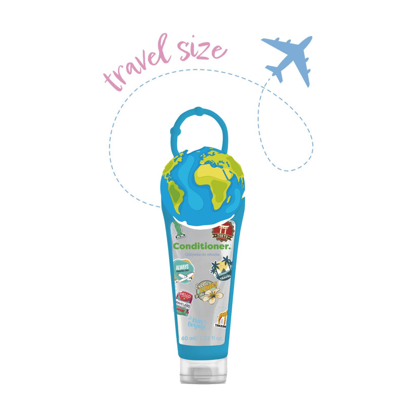 HISKIN Travel Size Odżywka do włosów globus 60 ml