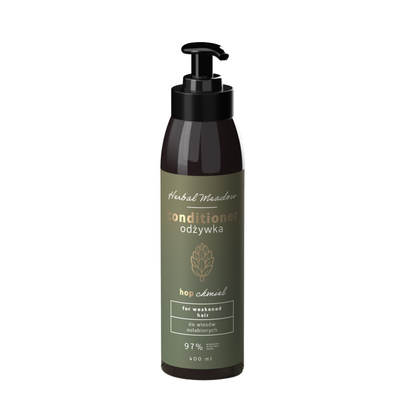 HISKIN Herbal Meadow Odżywka Chmiel - do włosów osłabionych 400 ml HISKIN Herbal Meadow Odżywka Chmiel - do włosów osłabionych 400 ml