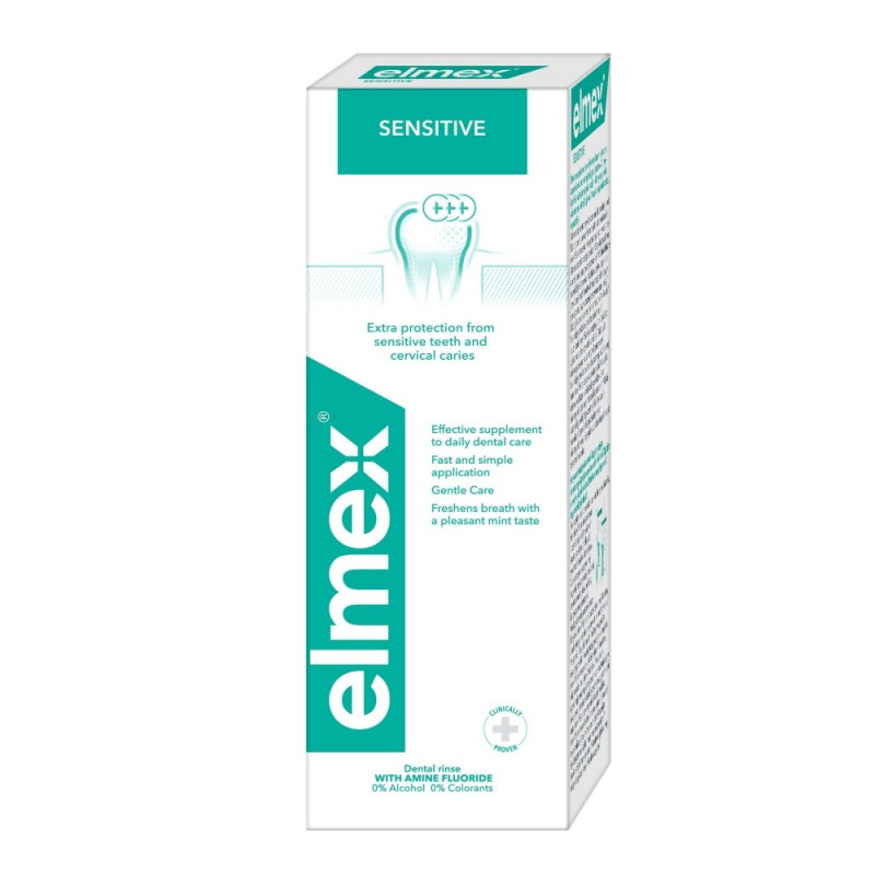 Elmex Płyn do płukania jamy ustnej Sensitive Plus  400ml