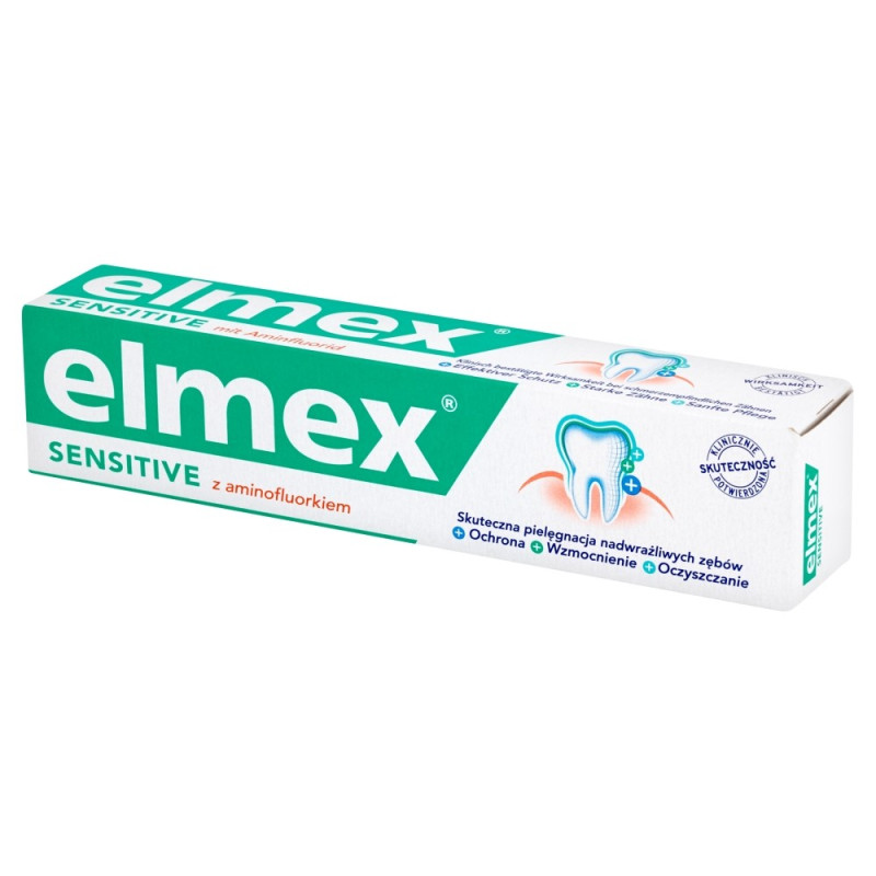 Elmex Sensitive Pasta do zębów z aminofluorkiem 75ml Elmex Sensitive Pasta do zębów z aminofluorkiem 75ml