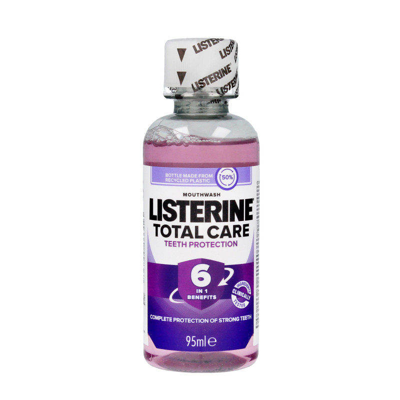 Listerine Total Care Płyn do płukania jamy ustnej 95ml Listerine Total Care Płyn do płukania jamy ustnej 95ml